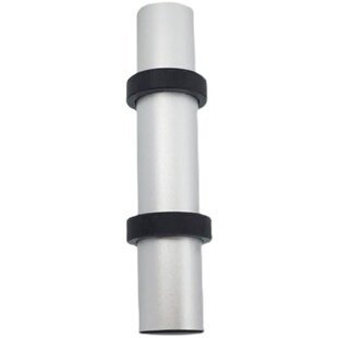 标签滚筒铝合金滚轮纠偏覆标轮贴标机定位胶圈耐磨铝辊滚轴放料架