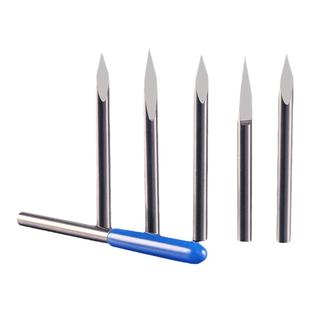 威特3.175三棱尖刀雕刻刀数控雕刻机刀头钨钢雕刻刀玉石雕刻刀具