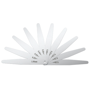 塞尺不锈钢高精度气门间隙尺工业游标楔形钢塞规厚薄规塞规尺套装