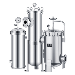316L不锈钢袋式过滤器精密医药食品级滤袋布袋饮料果汁固液分离机