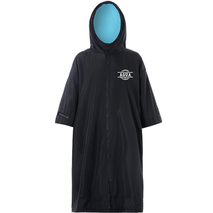 安泊来速干浴巾游泳冬训浴袍保暖防风防寒长袖加厚潜水斗篷男女款