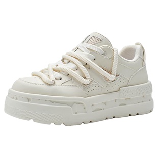 马克华菲官方男鞋2025新款夏季鞋子厚底增高小白鞋男款休闲鞋板鞋