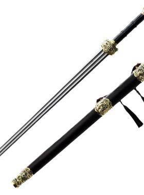 一体花纹钢汉剑龙泉尊武刀具