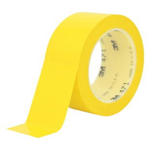 正品3M471黄色地板胶带 警示划线胶带 5S定位50-100mm 红蓝绿白黑