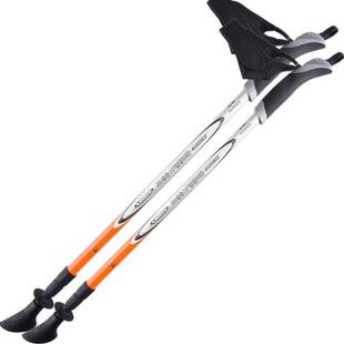 鲁滨逊1对三节伸缩越野行走杖登山杖助行杖碳素超轻行走杖健走杖