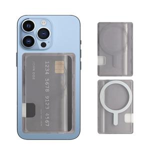 侧推款磁吸卡包magsafe支架适用苹果iphone16promax手机壳卡套15可插身份证14pro公交门禁超强磁吸附背贴13