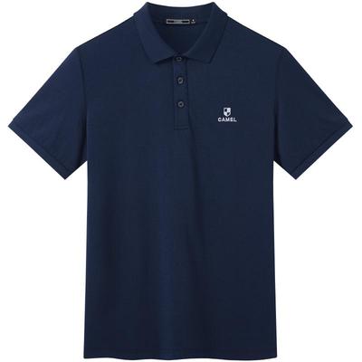 骆驼夏季男士polo衫短袖商务