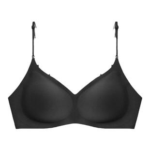 ubras内衣女桃花杯大胸显小背勾文胸罩防下垂收副乳舒适无钢圈