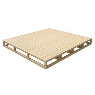 定制床板1.8米床架子排骨架加高席梦思木质床垫酒店地台榻榻米床