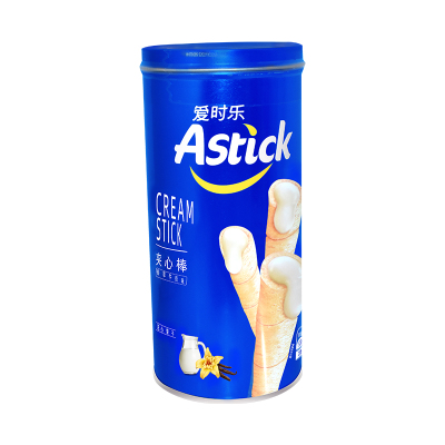 草莓味注心饼干夹心棒爱时乐