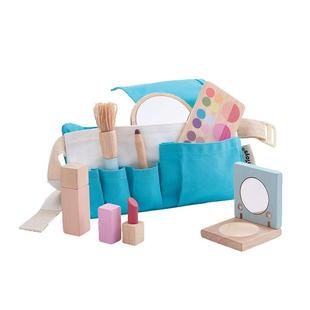 plantoys儿童女孩玩具化妆包梳妆包套装宝宝木质生日礼物3487