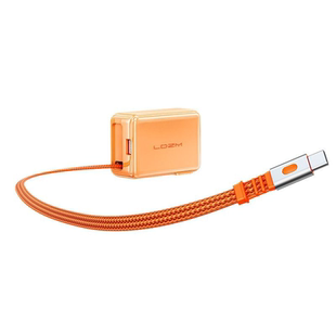 【【iPhone17首选】乐迪智美新款氮化镓充电器伸缩线适用苹果安卓iPhone17ProMax自带数据线充电头抽拉式快充