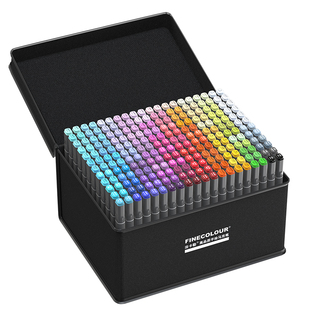 法卡勒五代软头马克笔专业美术专用动漫服装72色酒精油性双头校考艺考画画笔彩色笔三代升级法克勒手绘套装