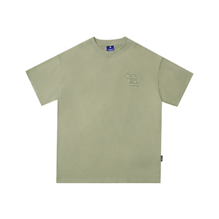 270g重磅嘿马七作日系原创春夏款男士恐龙印花圆领短袖T恤上衣潮