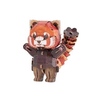 中国国家地理梦巴格3D立体小熊猫纸模型萌仔茶话会拼插长颈鹿玩具