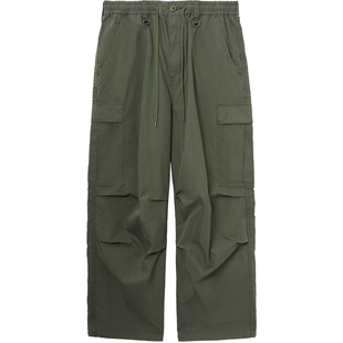 IT MASTERMIND WORLD男装直筒工装裤新款街头风褶饰休闲裤PA200ML