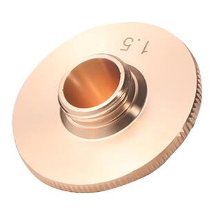 光纤激光切割机喷嘴28单双层铜嘴喷头普雷大族宏山万顺兴嘉强配件