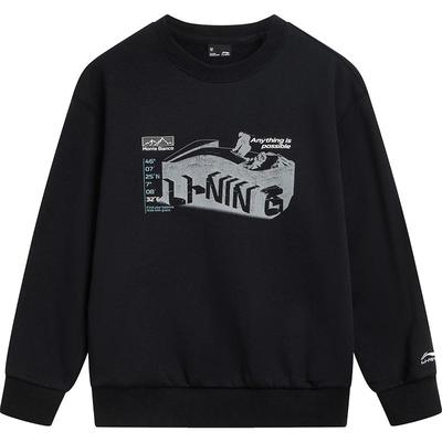 李宁儿童加绒卫衣冬装