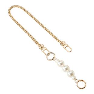 KI手工坊适用蔻驰麻将包链条配件珍珠延长链包带腋下包包装饰链