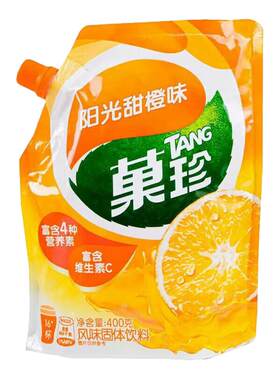 菓珍甜橙味蜜桃味400g