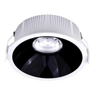 嵌入式防眩射灯小山丘商用吊顶led筒灯高显色12W15W开孔12cm120mm