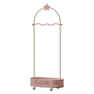 儿童衣帽架可移动落地卧室收纳次净衣挂衣架家用房间创意立式衣架