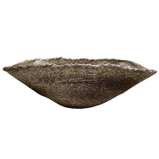 手工陶艺超大口径简约陶瓷岩石纹盆船型粗陶多肉拼盘绿植盆景花盆