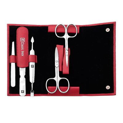 德国双立人指甲刀五件套软牛皮