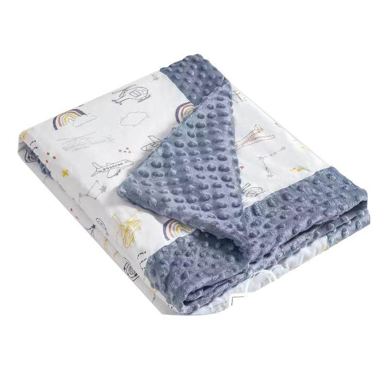 Domiamia哆咪呀豆豆毯婴儿盖毯新生儿安抚被子宝宝秋冬儿童竹棉被