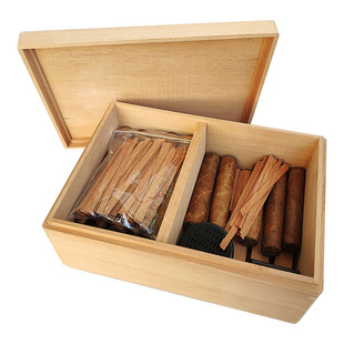 进口西班牙雪松木条70片点雪茄火柴专用养口感香雪松木片淳化木屑