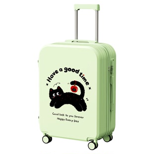 卡通印花多功能20寸小型登机行李箱2026新款密码旅行拉杆皮箱学生