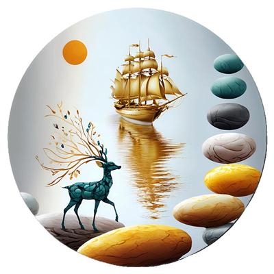 网红补洞遮丑墙贴3d立体亚克力自粘卫生间墙面污渍遮挡装饰墙贴画