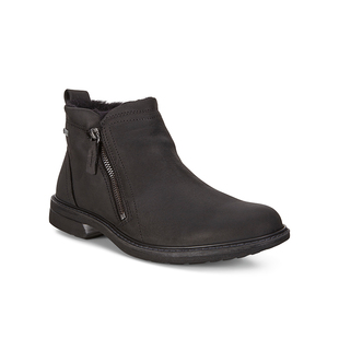 Ecco爱步男鞋秋冬款加绒保暖休闲高帮鞋防水时尚短靴 扭转510244