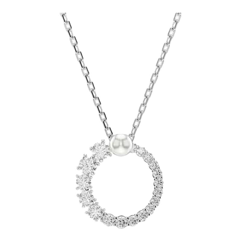 Swarovski/施华洛世奇Matrix仿水晶珍珠项链圆形女锁骨链送礼物