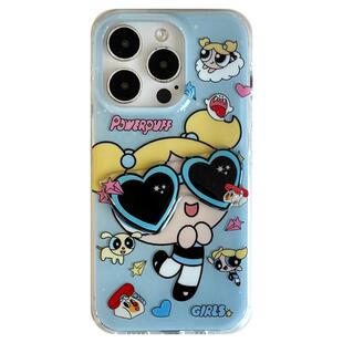 由里公园ins可爱甜酷立体墨镜飞天小女警15适用17pro苹果17ProMax手机壳iPhone16全包17新款14Promax保护套13