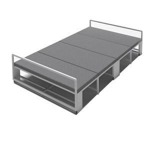 空间缔造者隐形床书桌柜一体午休多功能家用小户型隐藏折叠床五金