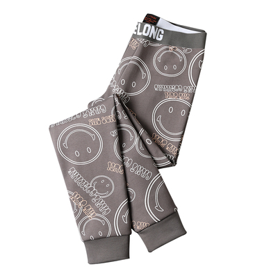 加厚加绒男士保暖裤纯棉防静电