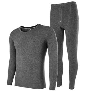 金利来德绒保暖内衣男款羊毛加厚加绒冬季秋衣秋裤套装男士打底衫