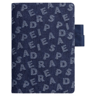 十周年限定款提花牛仔布封套日程本手帐计划本笔记三年日记记录本手帐自填手账本礼品学生Amemory五年日记本