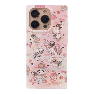 灰岛 甜心下午茶方形手机壳 双层印花 适用于苹果iPhone17 16 15 14 Pro Max 原创设计 可爱少女童趣