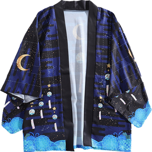 漫衣格原创星随铃音和风羽织日式防晒开衫学院风外套男女装