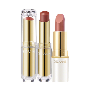 日本CEZANNE倩诗丽白胖子口红/唇釉唇彩滋润显色口红保湿唇膏