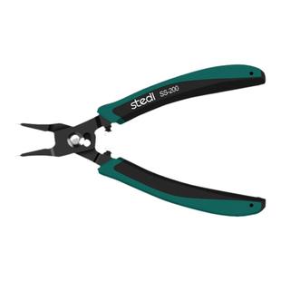 司特力6寸卡钳卡簧钳内卡外卡环钳工业挡圈钳轴用弯嘴多用3寸迷你