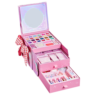 儿童女童公主套装女孩彩妆玩具化妆品化妆箱化妆盒口红指甲油礼物