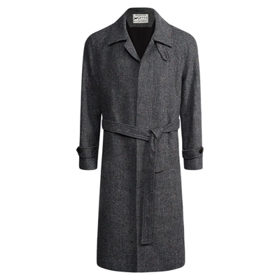 平圆方中60%羊毛巴尔马肯大衣