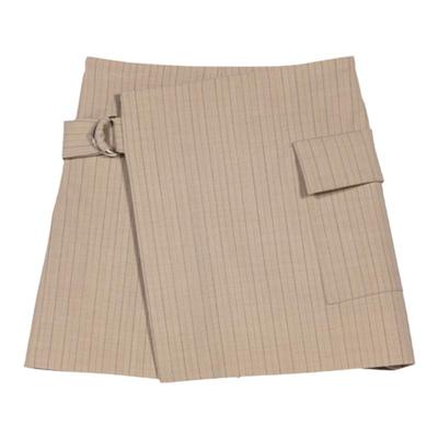 Maje高腰羊毛混纺短裤