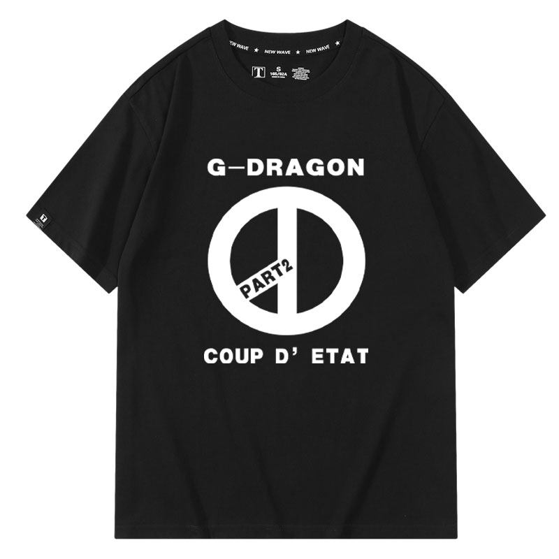 gd权志龙同款t恤短袖纯棉