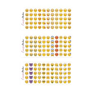 emoji贴纸表情包迷你传纸条神器手帐装饰小图案可爱搞怪创意个性