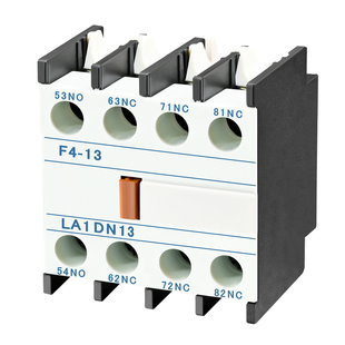 交流接触器辅助触头触点开关f4-11/20/31/40/22一开一闭LA1-DN11