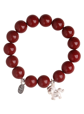 纯银马上有钱生肖马本命年手链